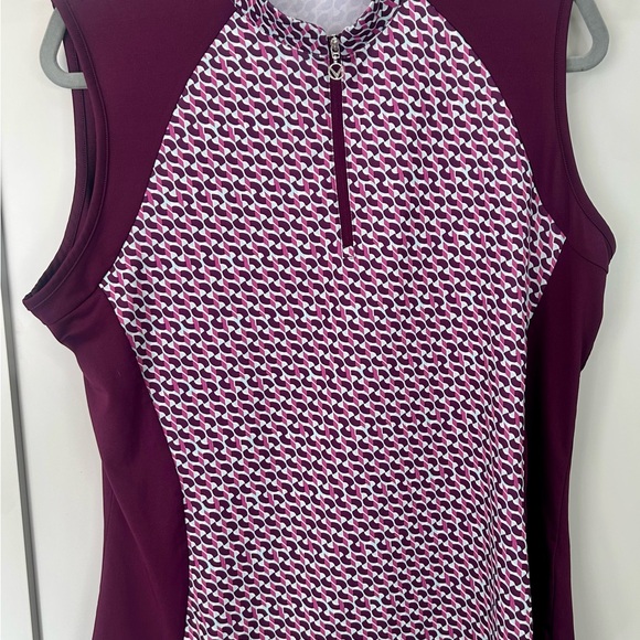 Callaway Tops - Callaway Purple Patterned sleeveless Golf Top Pickleball Running Cycling